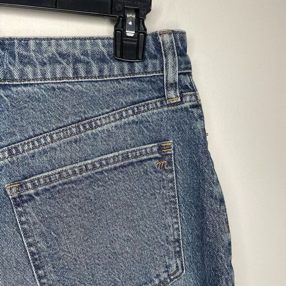 MADEWELL Perfect Jean Shorts Women 28 Curvy NEW Raw Hem Stretch NO739 - Picture 11 of 16